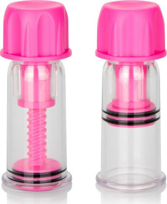 Vaccum twist succionadores pezones rosa