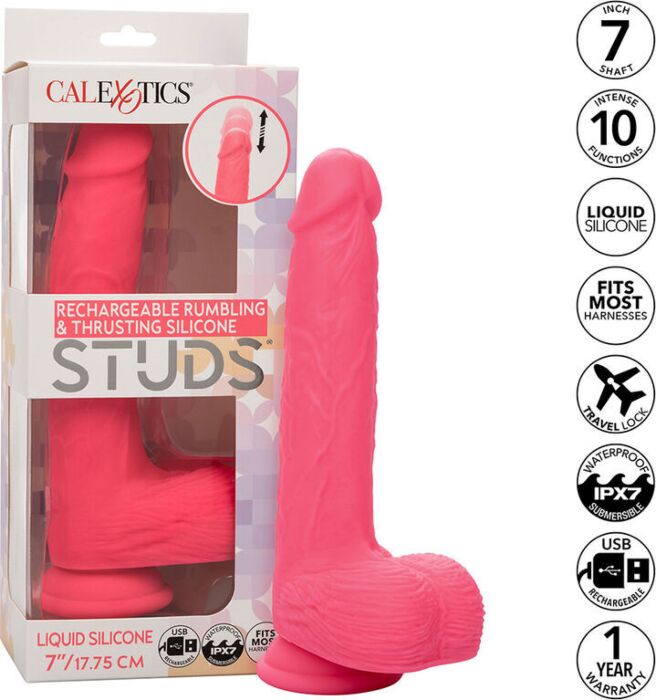 Vibrador Calexotics Studs Rosa 10 Vibraciones