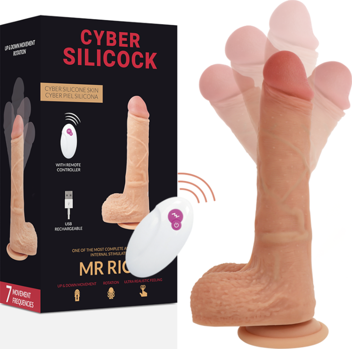 Vibrator CYBER SILICOCK Mr Rick – Realistisches Erlebnis mit Fernbedienung