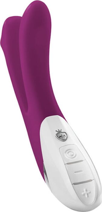 Wiederaufladbarer Vibrator Mystim Bon Aparte mit zwei Schäften