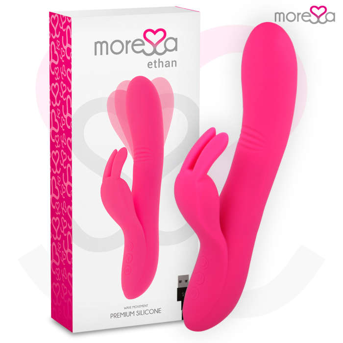 Vibratoren MORESSA ETHAN mit Wellenbewegung für doppelte Stimulation Vibratoren MORESSA ETHAN mit Wellenbewegung für doppelte Stimulation