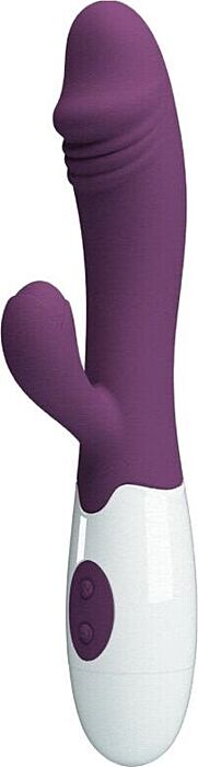 Vibrador Pretty Love Snappy Morado Estimulación Dual