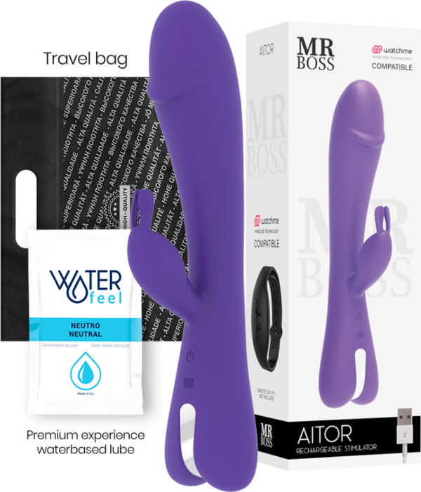 Vibrator MR. BOSS AITOR Rabbit mit Watchme Technologie
