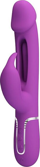 Vibrador Rabbit Pretty Love Kampas 3 en 1 Morado