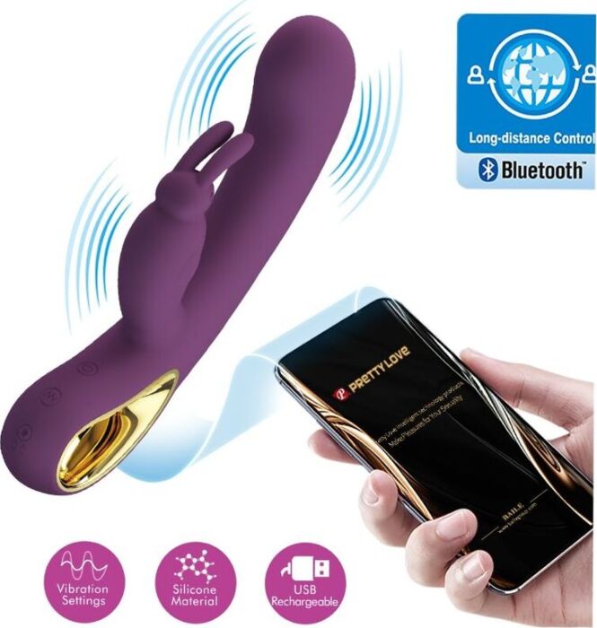 Vibrador Rabbit Pretty Love Liam Estimulador G Vibrador Rabbit Pretty Love Liam Estimulador G