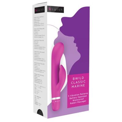 Meerjungfrau-Häschen Vibrator Cerise.