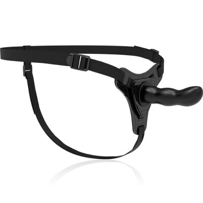 Fetisch devoter Silikon Strap-On schwarzer 16cm G-Punkt