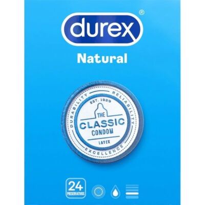 Kondome Durex Natural, 24 Stück