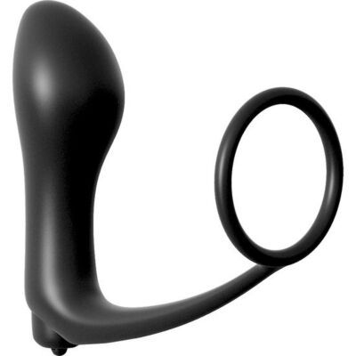 Plugs Vibration Analring für schwarz Penis