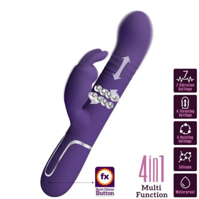 Vibrator Pretty Love Coale 4in1 Lila