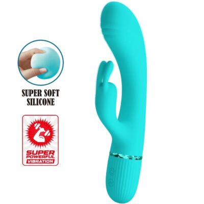Rabbit Vibrator PRETTY LOVE SCOCCO mit gebogener Spitze