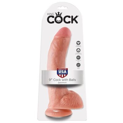 Realistischer Penis King Cock 9 Natur
