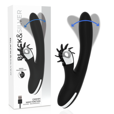 Vibrator BLACK&SILVER Grimm Wave Function