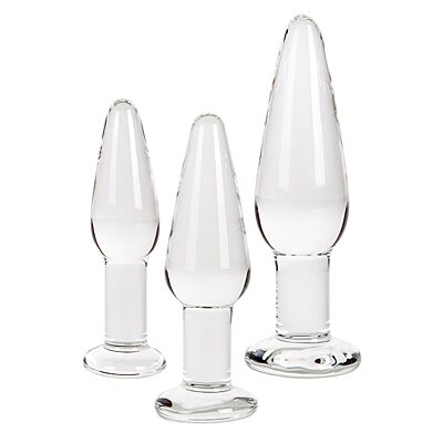 Analplugs Set S Pleasures Crystal APOLLO