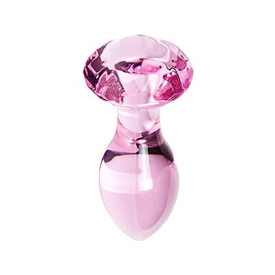 Analplug S Pleasures Crystal LUNA aus Glas