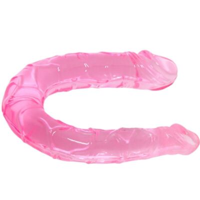 Doppeltanz in Rosa Dildo