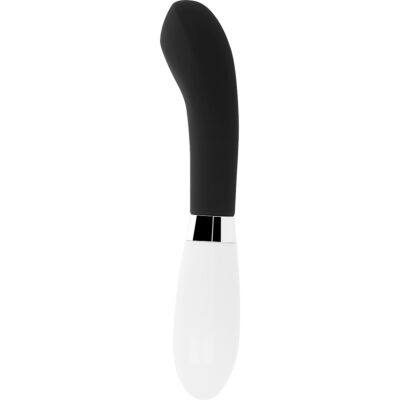 Glänzend schwarzer Vibrator