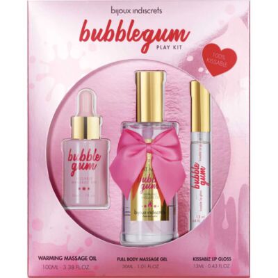 Bijoux - Indiscrets Bubblegum Play Kit mit Öl, Gel & Lipgloss