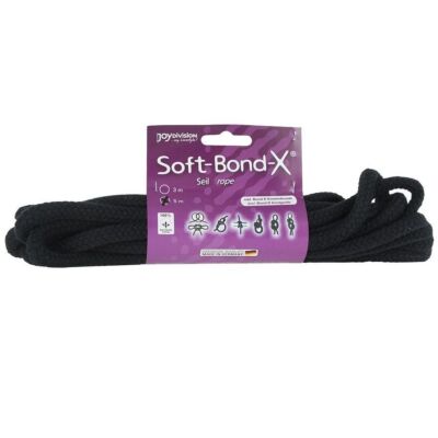 Soft-Bond-x 5 Meter schwarz Bondage-Seil