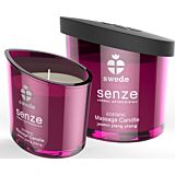 Massagekerze SWEDE Senze Ecstatic mit Duft von Jasmin und Ylang Ylang