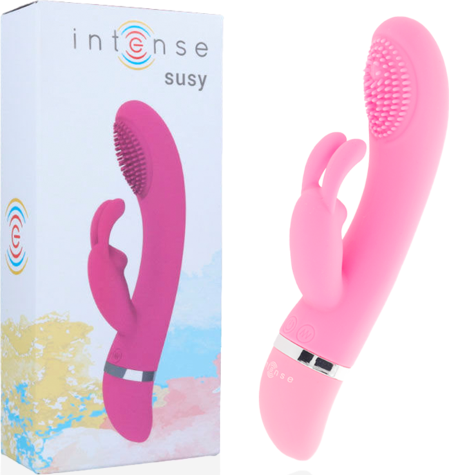 INTENSE - SUSY VIBRADOR OSCILANTE SILICONA RABBIT