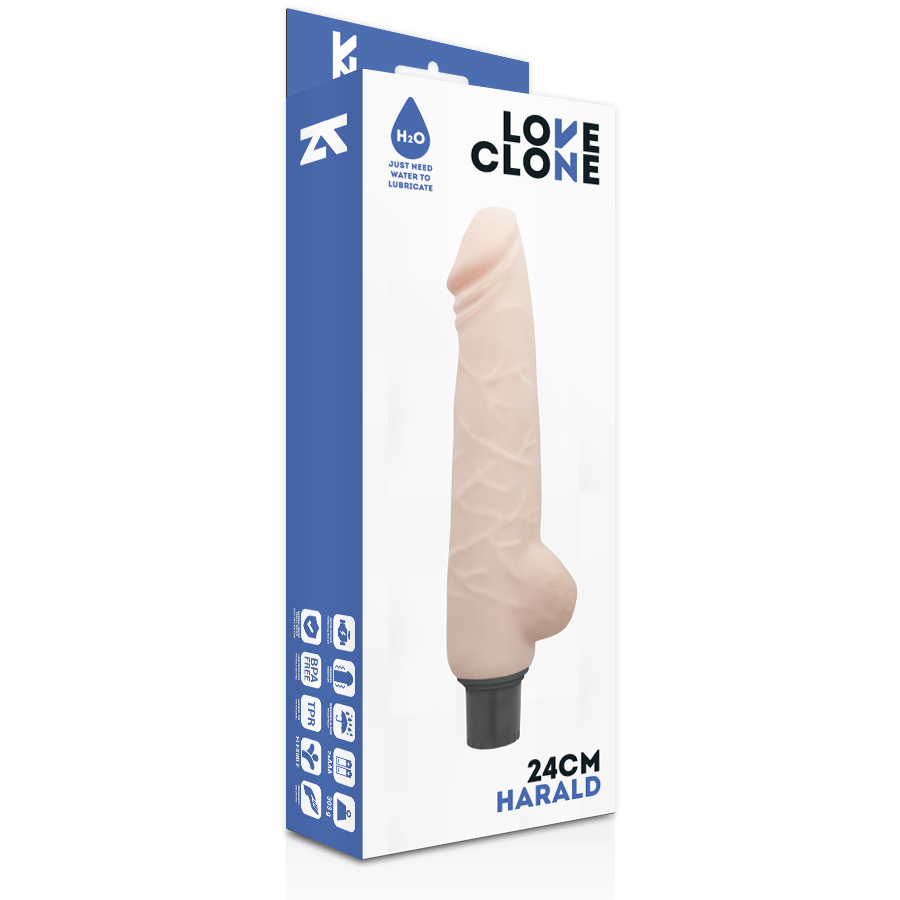 Vibrator Loveclone Harald 24cm Selbstschmierend