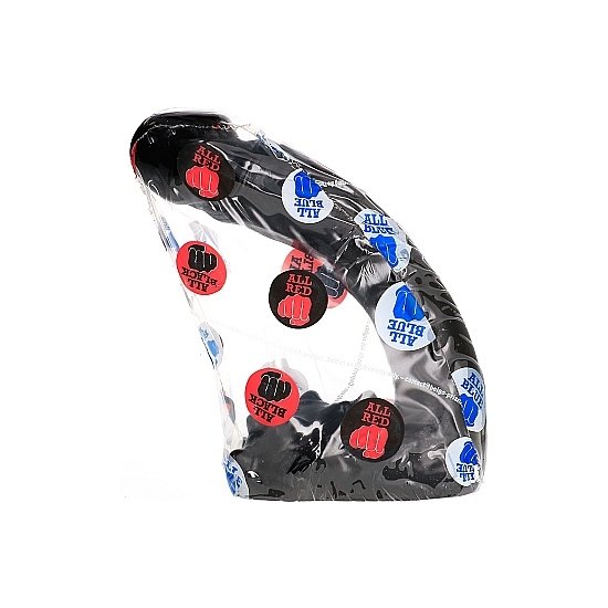 All black pene realístico 19cm