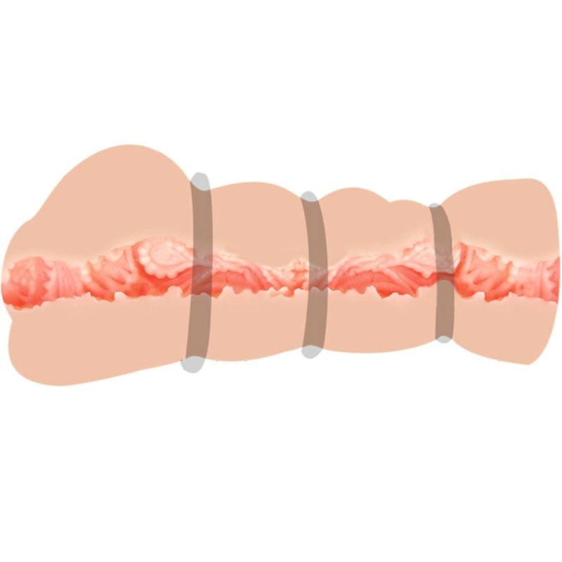 Verrückter Bulle - masturbierender Ärmel mit Ringen - Vagina