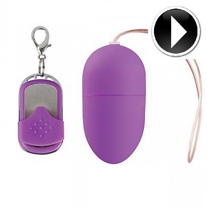 10-fach Vibrationsei Fernbedienung Medium lila
