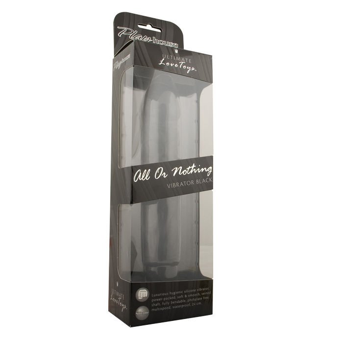 Alles oder nichts Vibrator schwarz Spielhaus