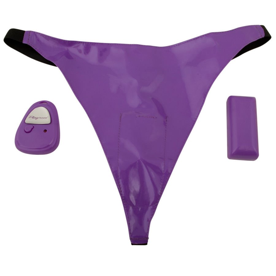 Thong lila Vibrator mit Fernbedienung