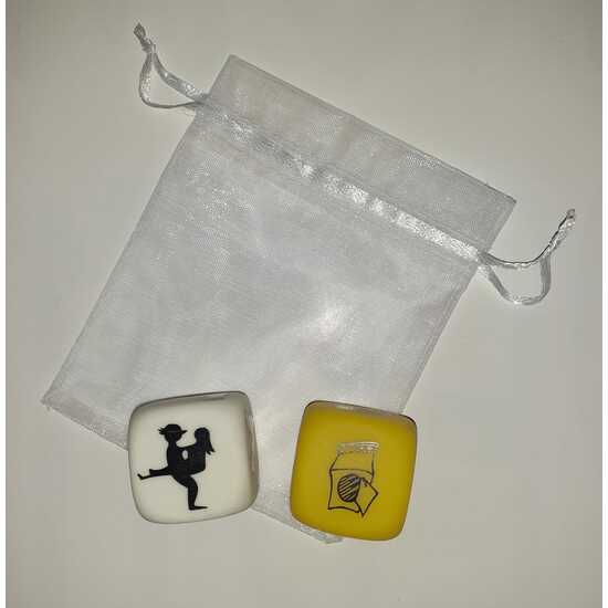 Scharfer Teufel - 2 Kamasutra Würfel für Paare - Stellung + Ort